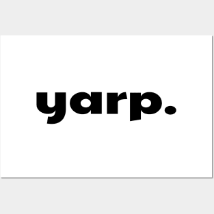 Yarp - Black Posters and Art